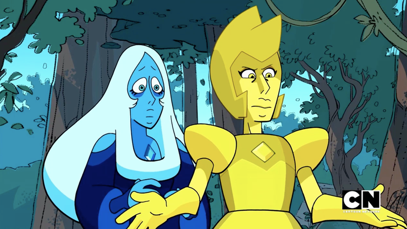 Blue and Yellow Diamond.